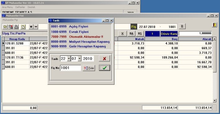 Muhasebe Programı -12